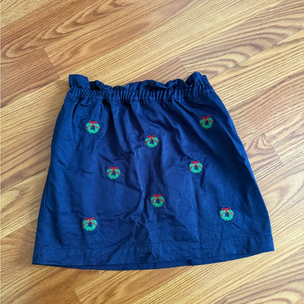 The Beaufort Bonnet Company Festive Navy Skirt